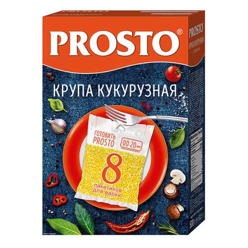 Крупа кукурузная Prosto в пакетиках 8*62.5 г 500 г в Народная Семья