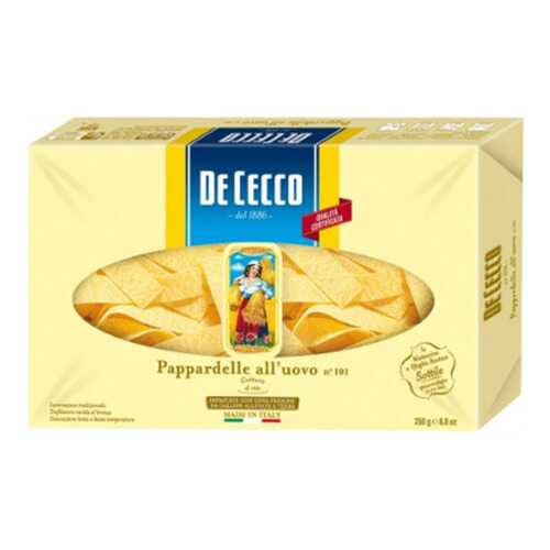 Макаронные изделия De Cecco рappardelle аll'uovo №101 250 г в Народная Семья