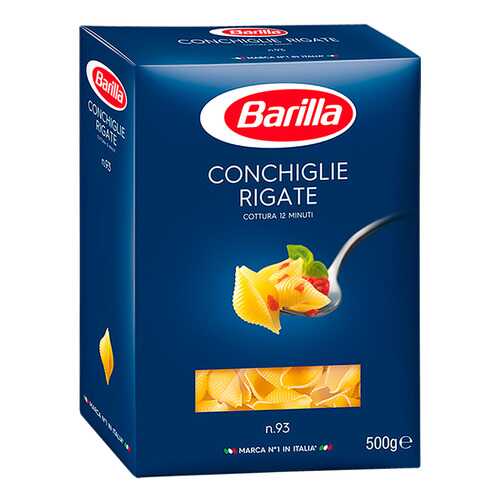 Макароны Barilla collezione конкилье ригате 500 г в Народная Семья