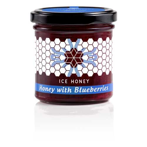 Мед Ice honey с черникой (Honey with Blueberries) 200 г в Народная Семья