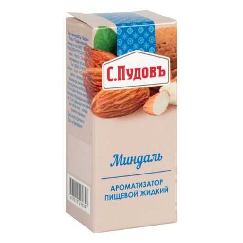 Ароматизатор С.Пудовъ пищевой миндаль жидкий 10 мл в Народная Семья