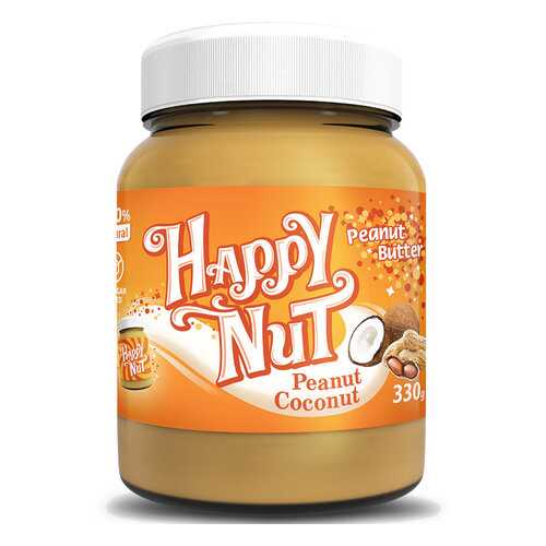 Арахисовая паста HAPPY NUT с кокосом 330 г в Народная Семья