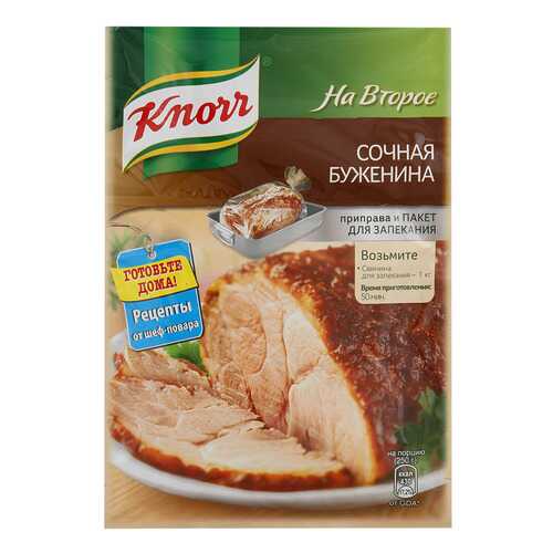 Смесь Knorr на второе сочная буженина с пакетиком для запекания 30 г в Народная Семья