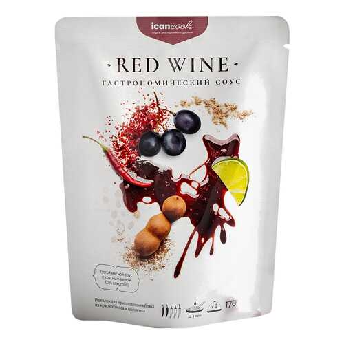 Соус Red wine icancook гастрономический 170 мл в Народная Семья