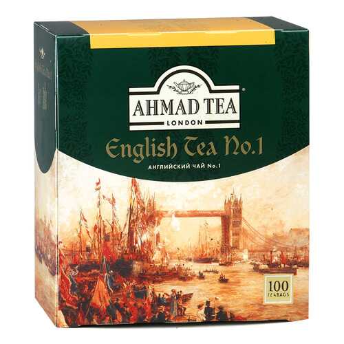 Чай черный Ahmad Tea english №1 100 пакетиков в Народная Семья