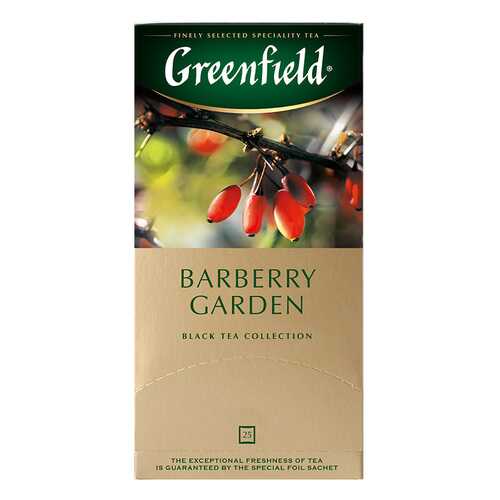 Чай черный Greenfield Barberry Garden 25 пакетиков в Народная Семья