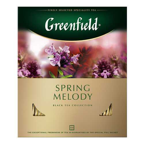 Чай черный Greenfield Spring Melody 100 пакетиков в Народная Семья