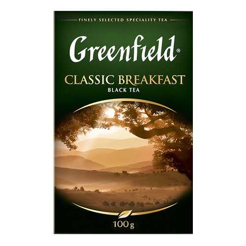 Чай черный листовой Greenfield Classic Breakfast 100 г в Народная Семья