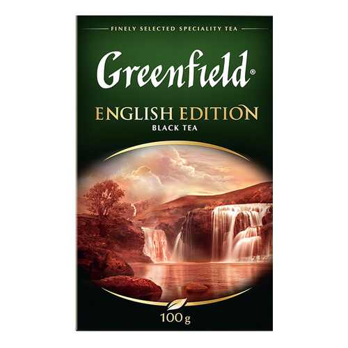 Чай черный листовой Greenfield English Edition 100 г в Народная Семья