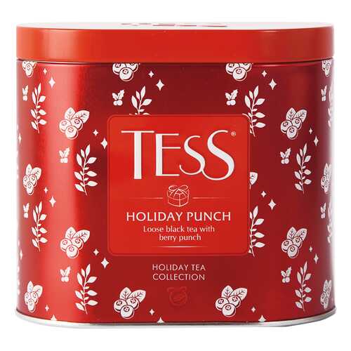 Чай черный листовой Tess Holiday Punch 100 г в Народная Семья