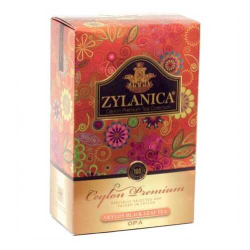 Чай черный листовой Zylanica ceylon premium collection OPА 100 г в Народная Семья