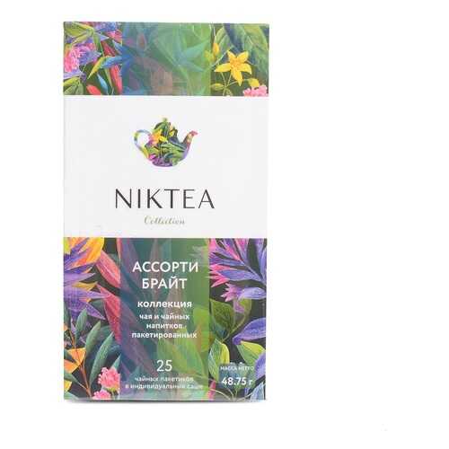 Чай черный Niktea Assorti Bright Ассорти 25 х 2 г к/к Россия в Народная Семья