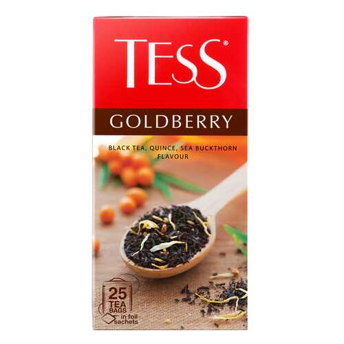 Чай черный Tess Goldberry 25 пакетиков в Народная Семья