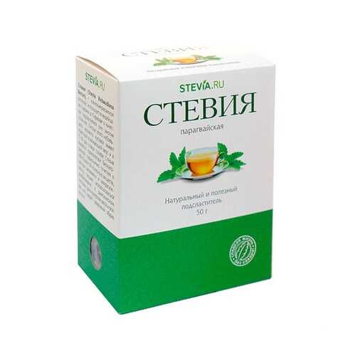 Чай Stevia.ru Стевия, листовая измельченная, 50 гр в Народная Семья