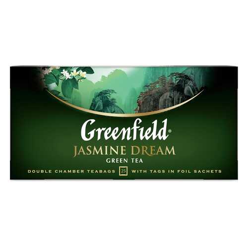 Чай зеленый Greenfield Jasmine Dream 25 пакетиков в Народная Семья