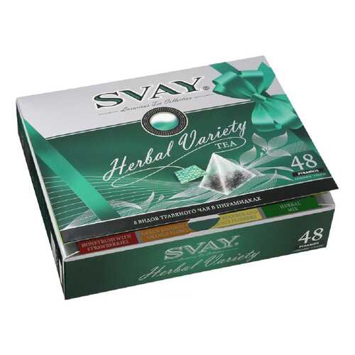 Подарочный набор Svay herbal variety 8 видов травянного чая 48 пакетиков в Народная Семья