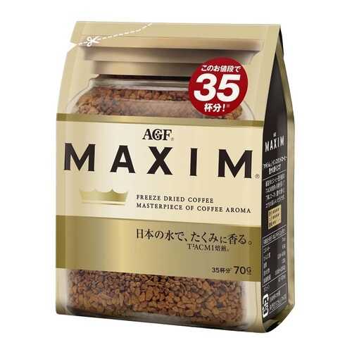 Кофе AGF Maxim растворимый gold blend 70 г в Народная Семья