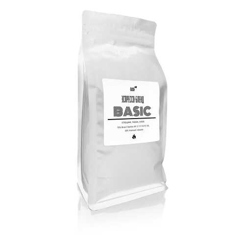 Кофе Black coffee beans Basic эспрессо-смесь 70% арабики и 30% робусты 1000 г в Народная Семья