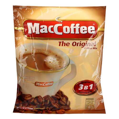 Кофе MacCoffee растворимый 3в1 20 г 25 штук в Народная Семья