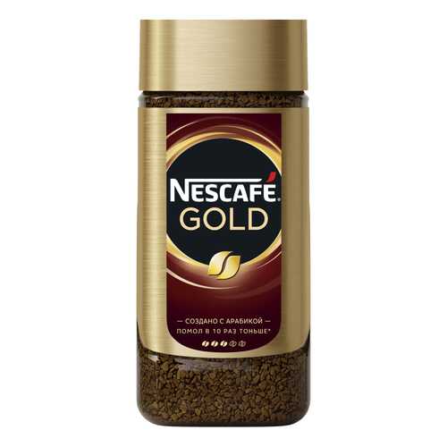 Кофе Nescafe gold растворимый 190 г в Народная Семья