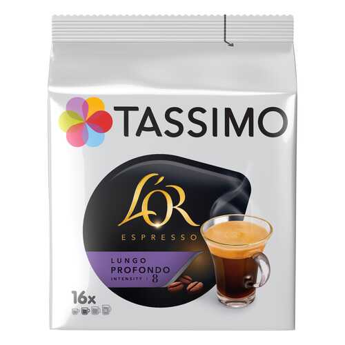 Кофе Tassimo L'or Espresso Lungo Profondo в капсулах 16 шт в Народная Семья