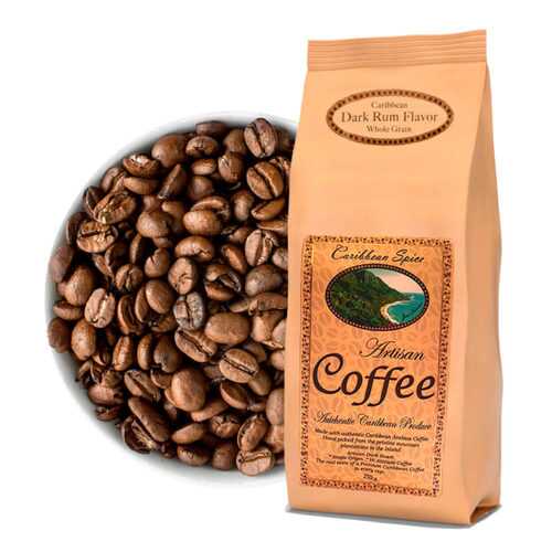 Кофе в зернах Caribbean Spice Artisan Kosher Coffee Rum Grain ром 250 г в Народная Семья