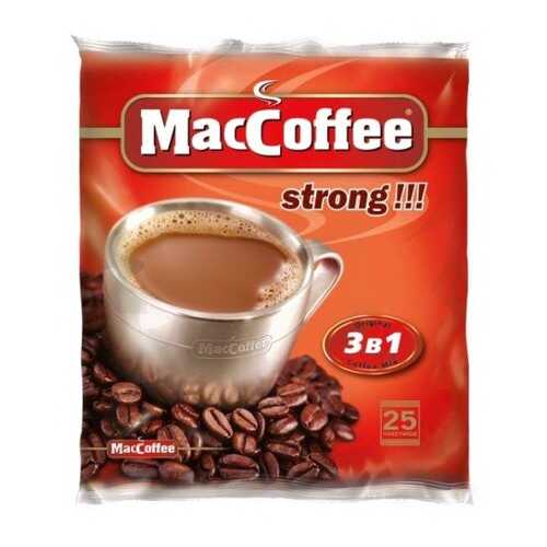 Кофейный напиток растворимый MacCoffee strong 3в1 50 г 16 штук в Народная Семья