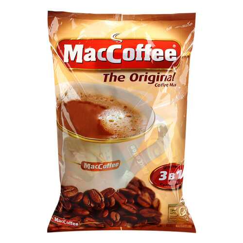 Напиток MacCoffe кофейный original 3в1 растворимый 20 г 50 пакетиков в Народная Семья