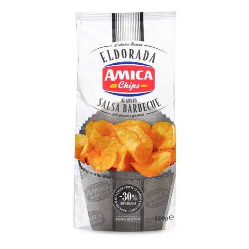 Чипсы картофельные с соусом барбекю обезжиренные, Eldorada Amica Chips, 130 г, Италия в Народная Семья