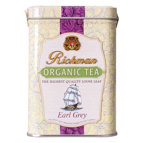 Чай черный Richman organic earl grey 100 г в Народная Семья