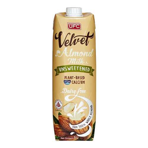 Миндальный напиток UFC Velvet Unsweetened без сахара 1000 мл в Народная Семья