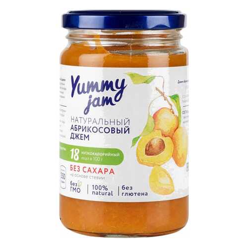 Джем абрикосовый Yummy jam без сахара 350 г в Народная Семья