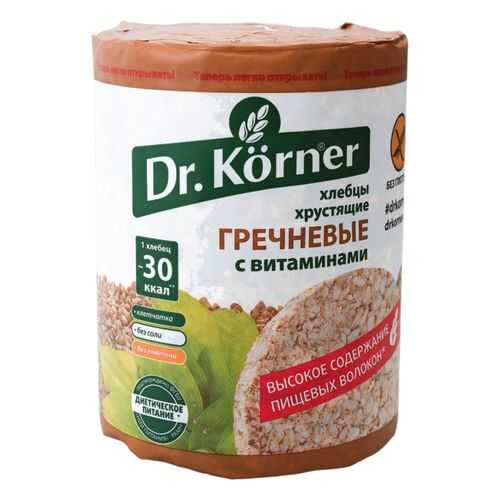 Хлебцы хрустящие Dr.Kоrner гречневые с витаминами 100 г в Народная Семья