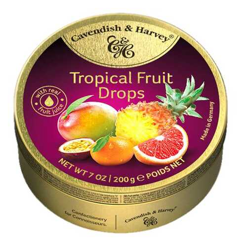 Леденцы Cavendish&Harvey tropical fruit с фруктовым соком 200 г в Народная Семья