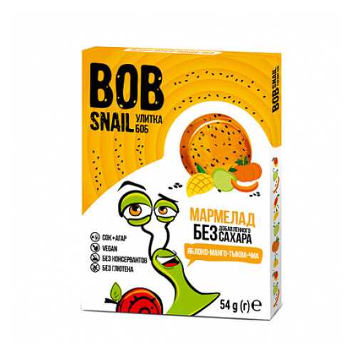 Мармелад фруктово-овощной Яблоко, манго, тыква, чиа Bob Snail 54 г в Народная Семья