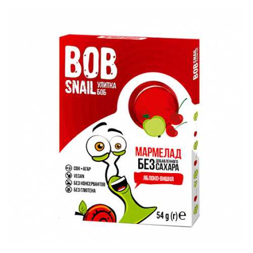 Мармелад фруктово-ягодный Яблоко-вишня Bob Snail 54 г в Народная Семья