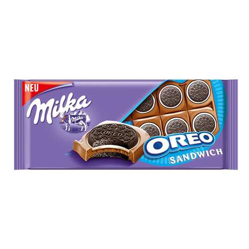 Шоколад Milka oreo sandwich 92 г в Народная Семья