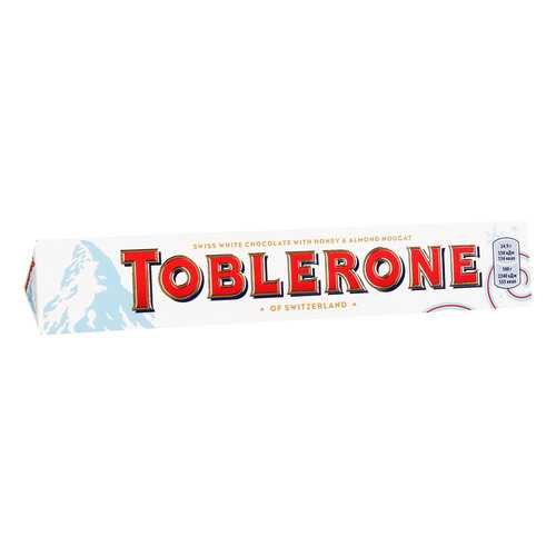 TOBLERONE шоколад белый медово-миндальная нуга 100г в Народная Семья