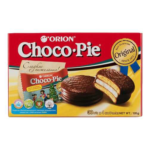 Пирожное Orion choco pie 120 г в Народная Семья