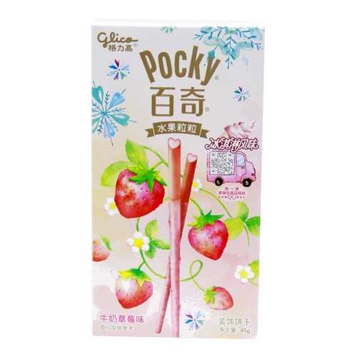 Палочки Glico Pocky со вкусом мороженного и клубники 47 г в Народная Семья