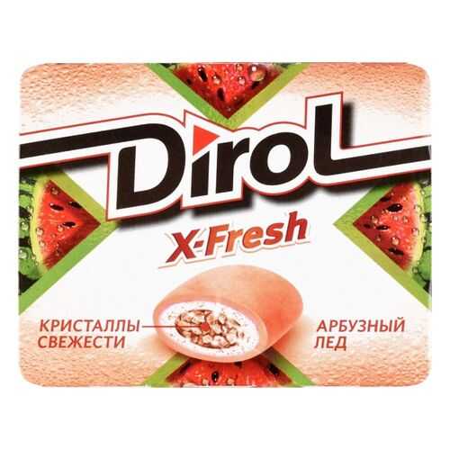 Жевательная резинка Dirol x-fresh арбузный лед 16 г в Народная Семья