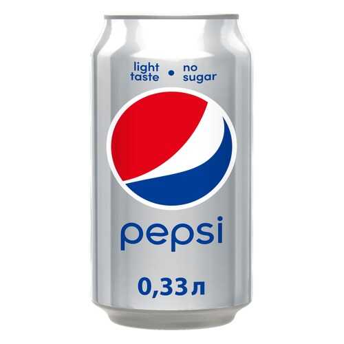 Напиток газированный Pepsi лайт жестяная банка 0.33 л в Народная Семья