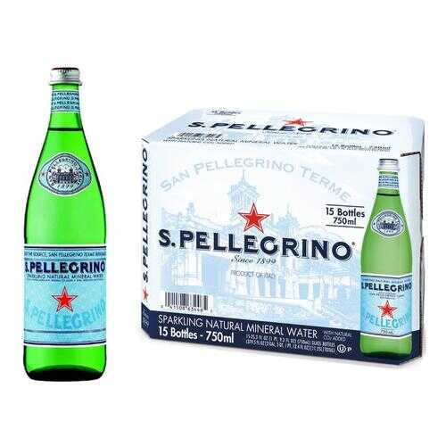 Минеральная вода газ S.Pellegrino 0.75 л стекло по 15 шт в Народная Семья