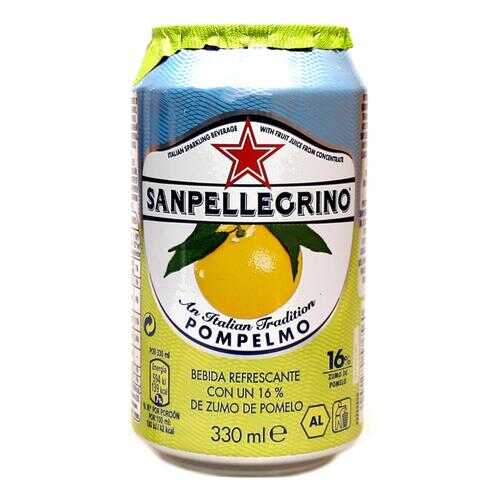 Напиток сокосодержащий San Pellegrino со вкусом грейпфрута, 0,33 л а/б по 6шт в Народная Семья