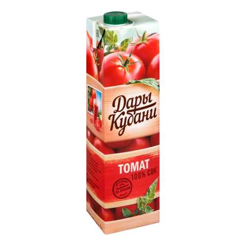 Сок Дары Кубани томат с мякотью, солью и сахаром 1 л в Народная Семья